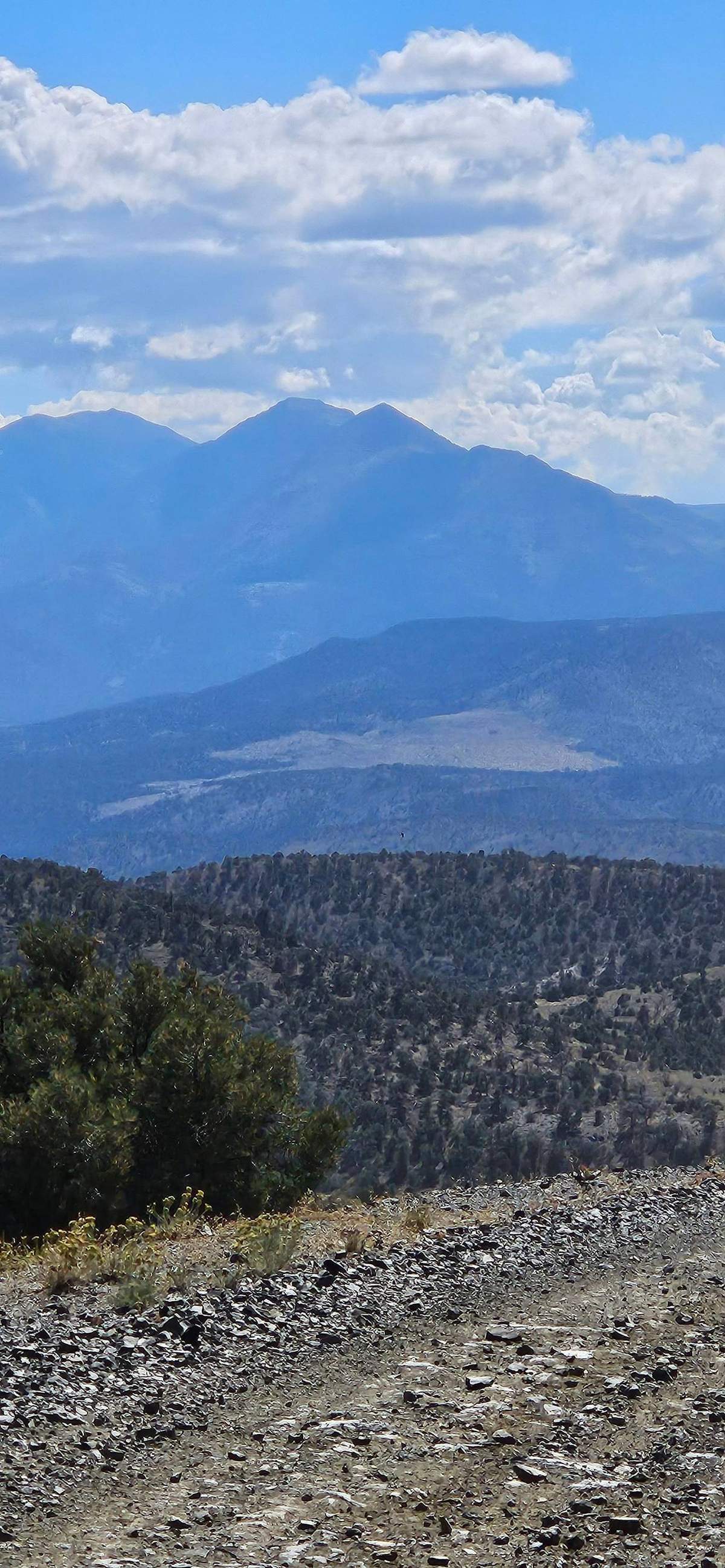 Mountain range vista